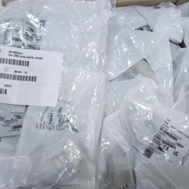 Промышленный разъем HARTING/Han Series/Han 10 E/09150006224/Han 16 E/09150006234